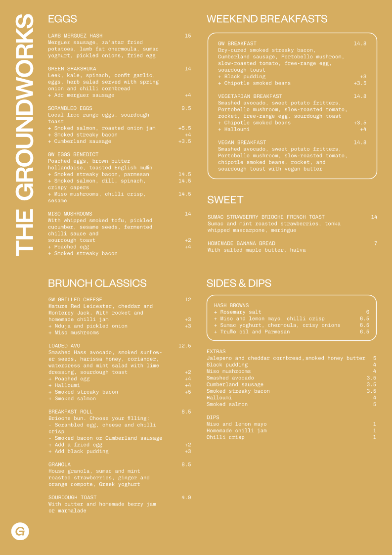 Menu The Groundworks-1